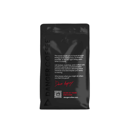 Danger Coffee Dark Roast Ground Mineralized Coffee bei LiveHelfi kaufen