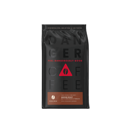 Danger Coffee Medium Roast Whole Bean Mineralized Coffee bei LiveHelfi kaufen