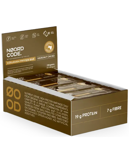 Organic Collagen Protein Bar - Hazelnut Cacao
