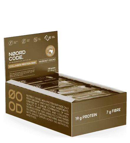 Organic Collagen Protein Bar - Hazelnut Cacao