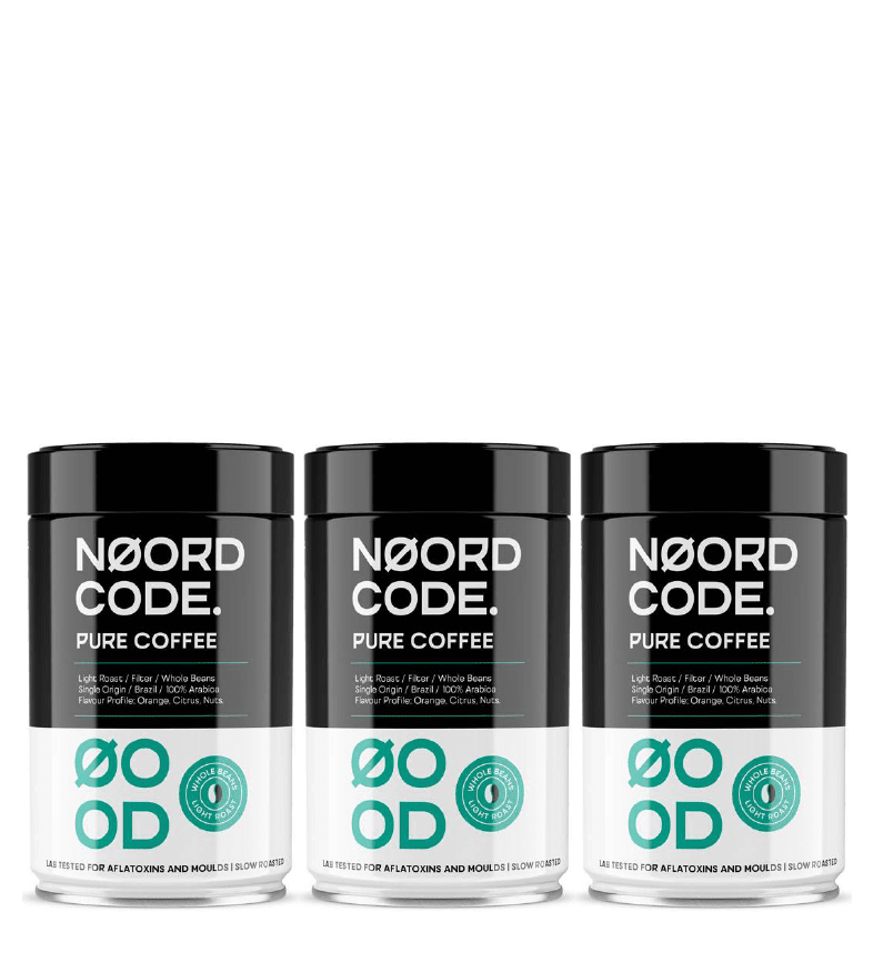 NoordCode Pure Coffee 3-pack (3 x 250 grams) Light Roast Beans bei LiveHelfi kaufen