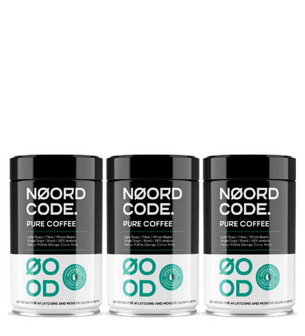NoordCode Pure Coffee 3-pack (3 x 250 grams) Light Roast Beans bei LiveHelfi kaufen