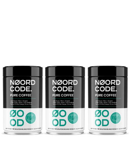 NoordCode Pure Coffee 3-pack (3 x 250 grams) Light Roast Ground bei LiveHelfi kaufen