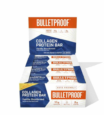 Bulletproof Vanilla Shortbread Collagen Protein Bars bei LiveHelfi kaufen