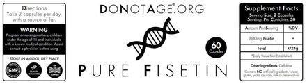 Do Not Age Pure Fisetin bei LiveHelfi kaufen