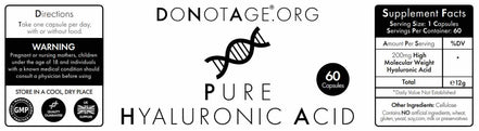 Do Not Age Pure Hyaluronic Acid bei LiveHelfi kaufen