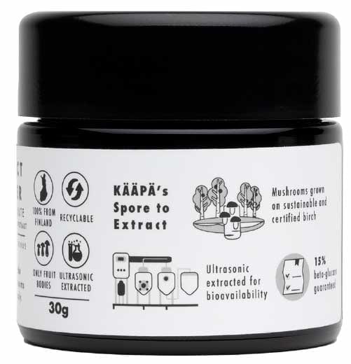 KÄÄPÄ Mushrooms Organic Lion's Mane Extract Powder bei LiveHelfi kaufen