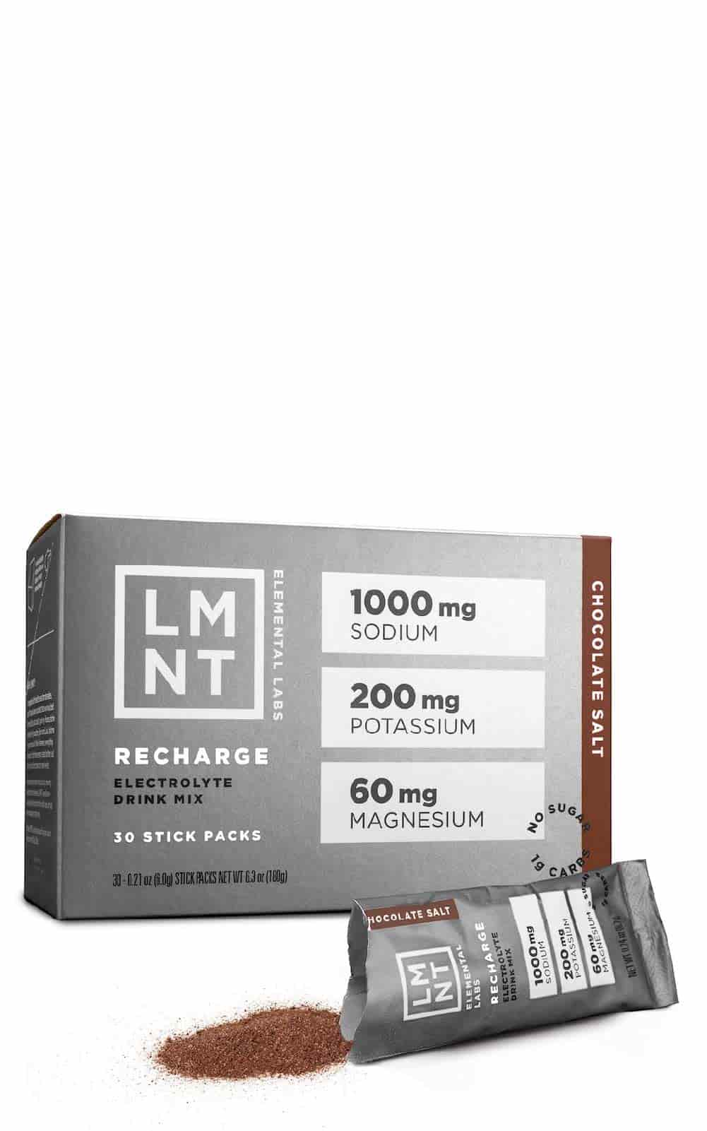 LMNT Recharge Electrolyte Drink Mix Chocolate Salt bei LiveHelfi kaufen