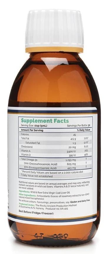 Rosita Extra virgin cod liver oil bei LiveHelfi kaufen