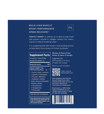 Perfect Amino Travel Packets - Lemon Lime