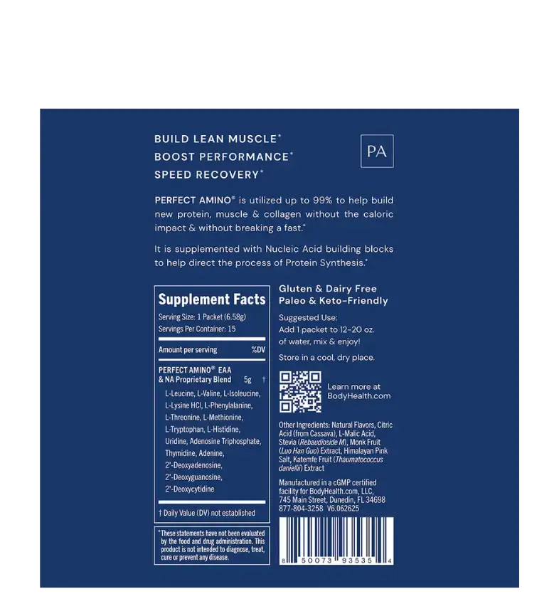 Perfect Amino Travel Packets - Mixed Berry