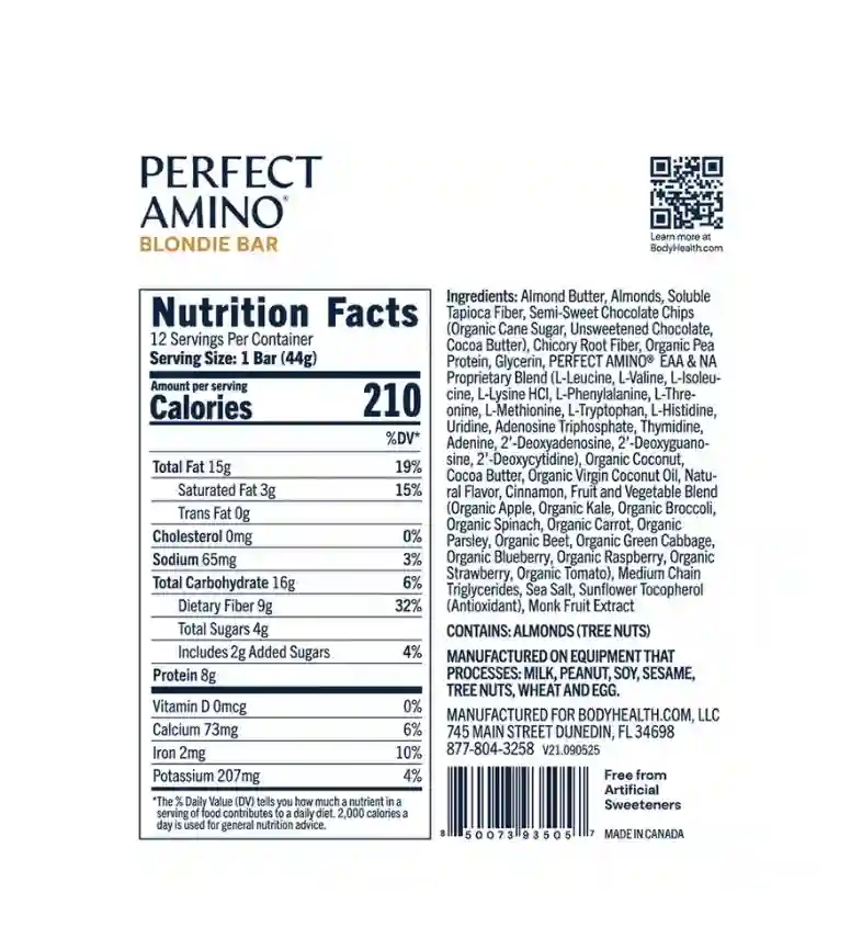 Perfect Amino Bar Blondie