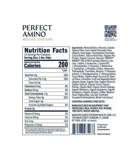 Perfect Amino Bar Mocha Chip