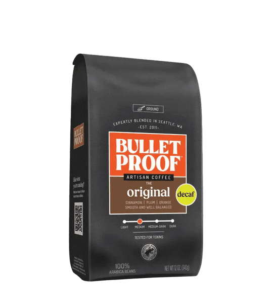 Originale Kaffeebohnen entkoffeiniert gemahlen 340 Gramm