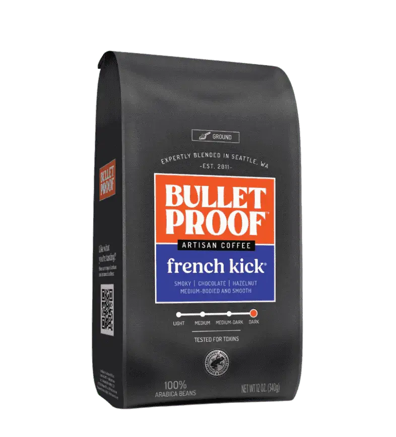 French Kick Dark Roast gemahlener Kaffee 340 Gramm