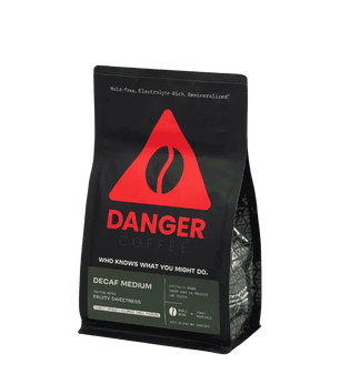 Danger Coffee Decaf Medium Roast Whole Bean Mineralized Coffee bei LiveHelfi kaufen