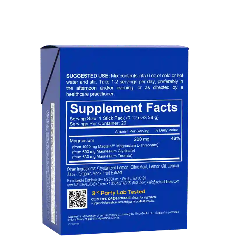 MagTech Magnesium Lemonade Stick Packs