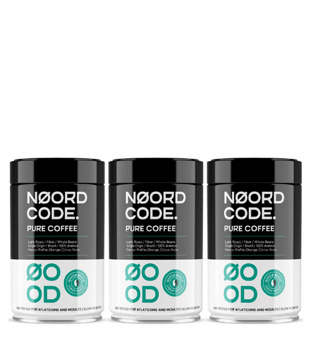NoordCode Pure Coffee 3-pack (3 x 250 grams) Light Roast Whole Beans bei LiveHelfi kaufen