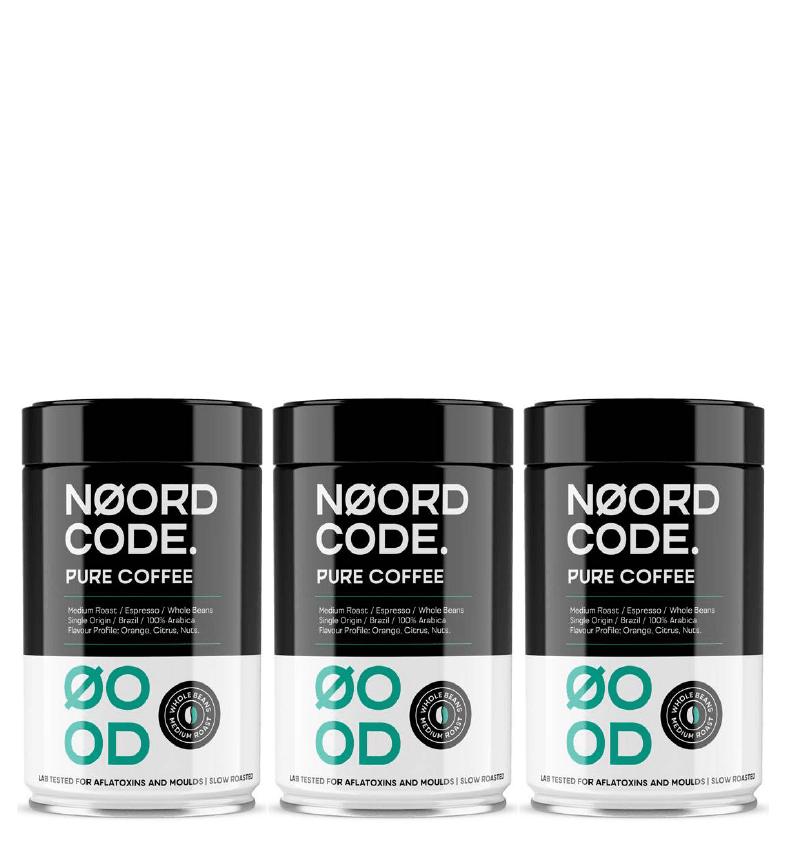 NoordCode Pure Coffee 3-pack (3 x 250 grams) Medium Roast Whole Beans bei LiveHelfi kaufen