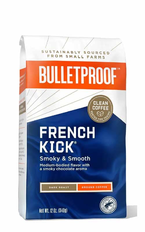 Bulletproof French Kick Dark Roast gemahlener Kaffee 340 Gramm bei LiveHelfi kaufen