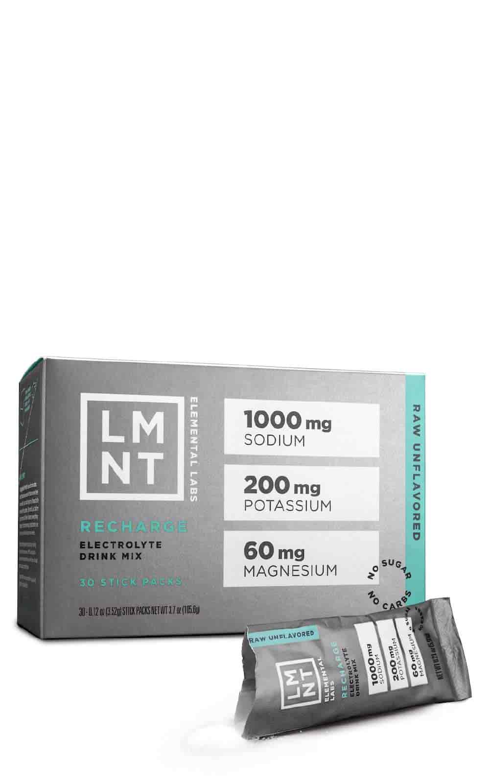 LMNT Recharge Electrolyte Drink Mix Raw Unflavored bei LiveHelfi kaufen
