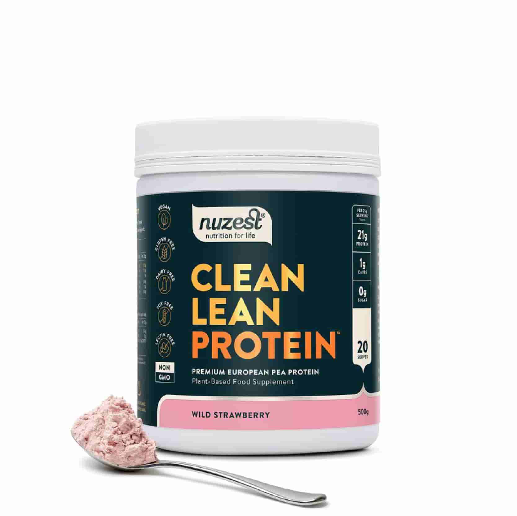 Nuzest Clean Lean Protein Wild Strawberry 500 gr bei LiveHelfi kaufen