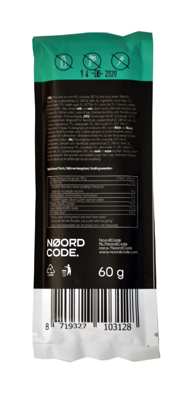 NoordCode Pure Chocolate 90% bei LiveHelfi kaufen